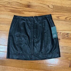 Wild Fable Black Mini Skirt